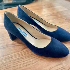 BRAND NEW Prada Suede Almond Toe Pumps
